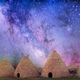 Illustration for article titled Abandoned Pyramids Meet the Majesty of the Milky Way